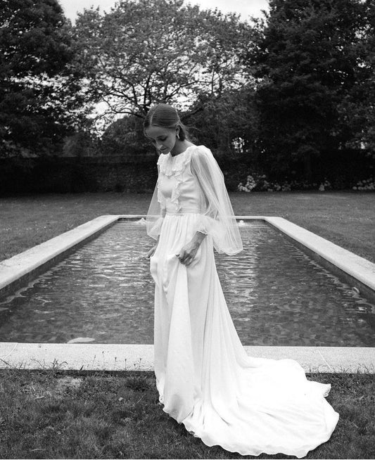 Vestidos de novia de manga larga más especiales