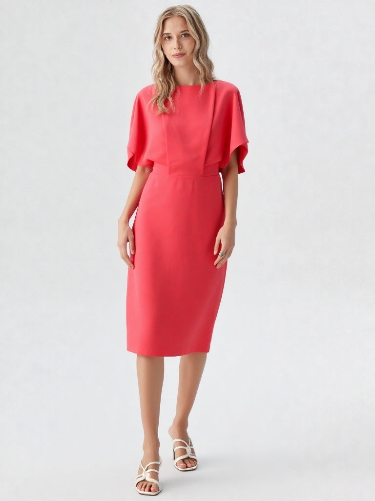 Ana short coral dress