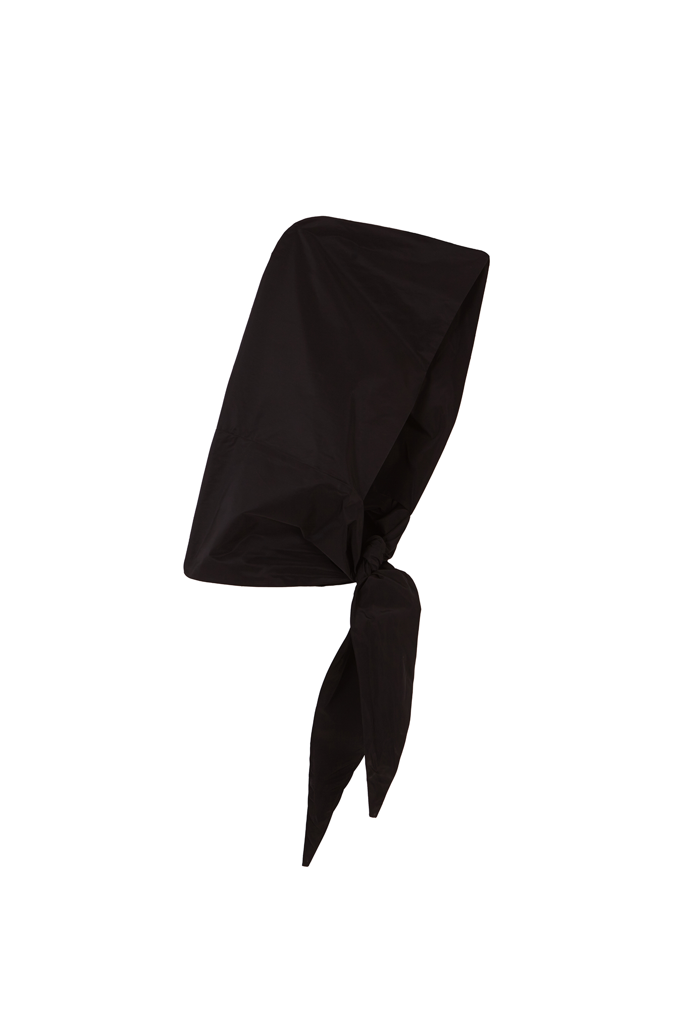 Capucha oversize impermeable negra