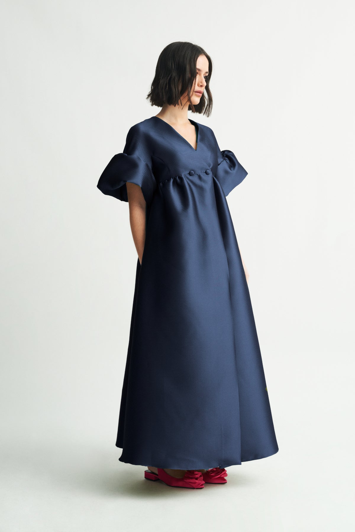 Abrigo-vestido Maruja marino - Boüret