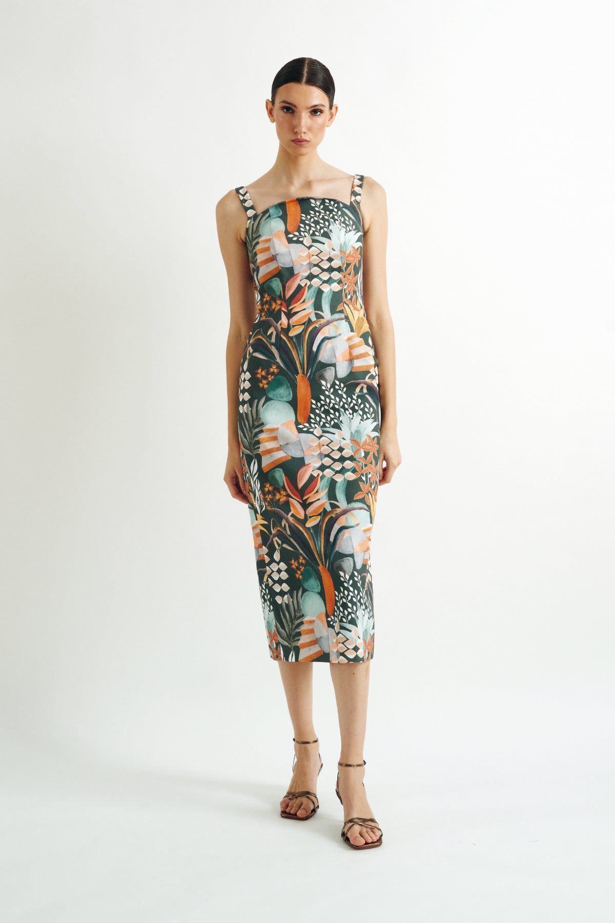 Vestido midi Aurore