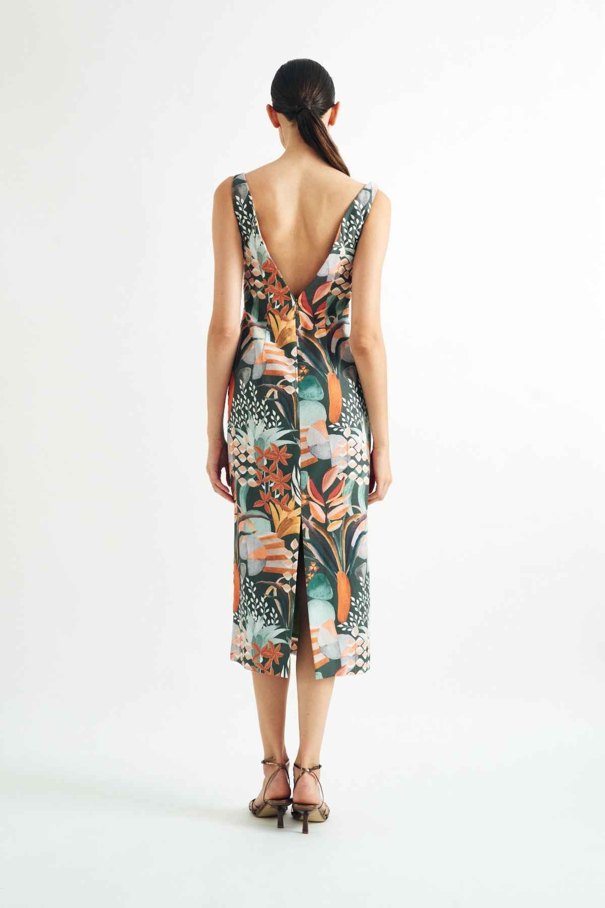 Vestido midi Aurore