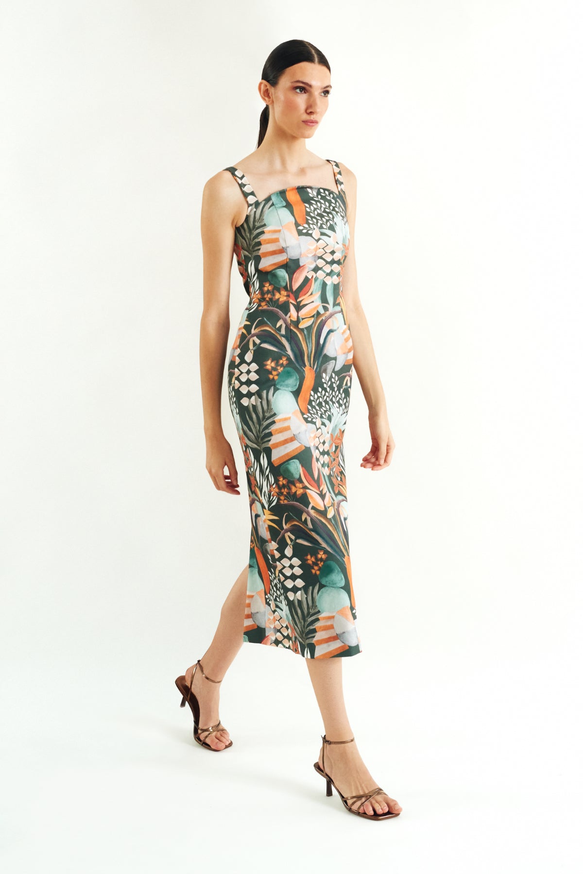 Vestido midi Aurore