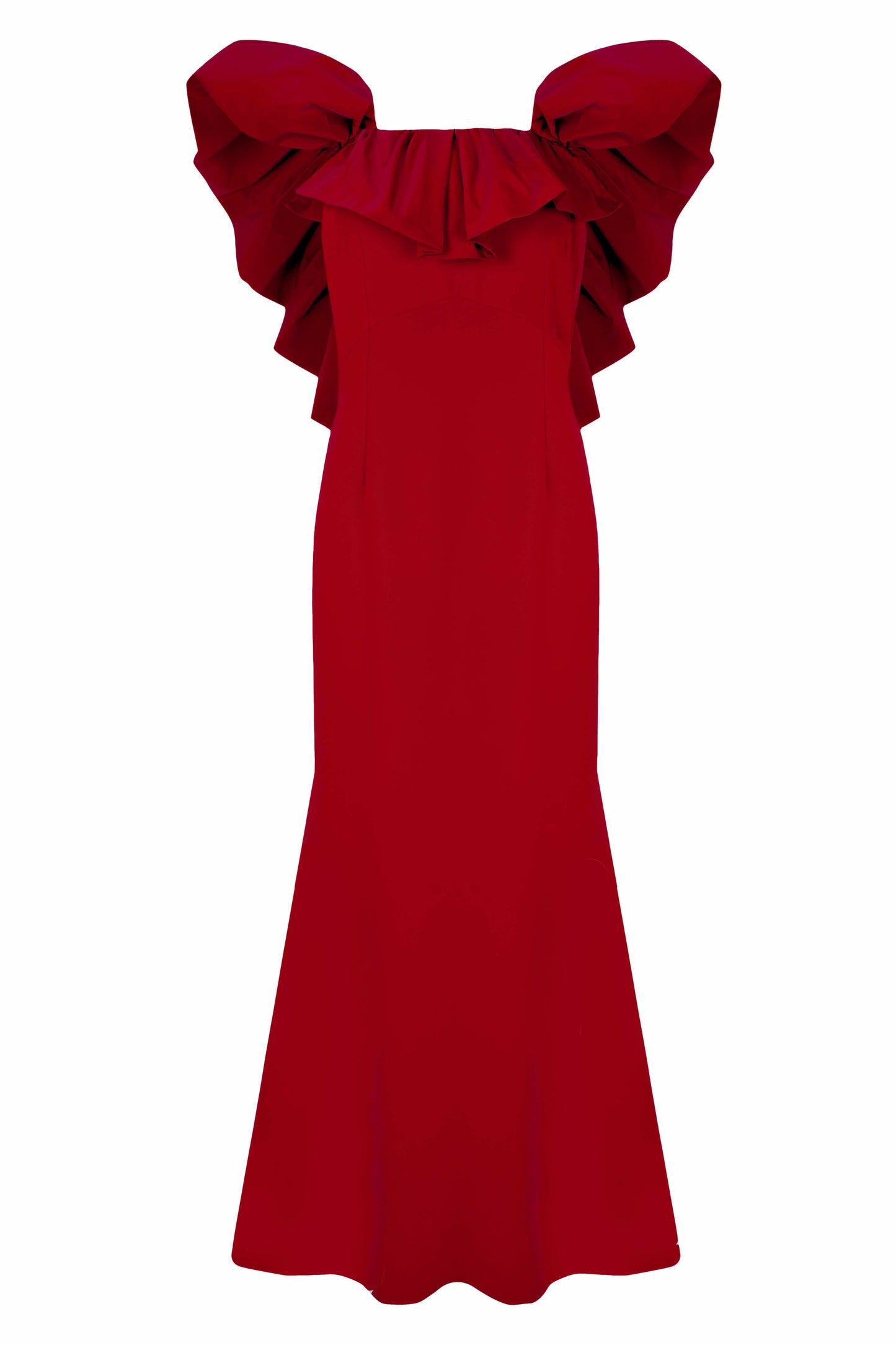 Vestido Marella largo rojo