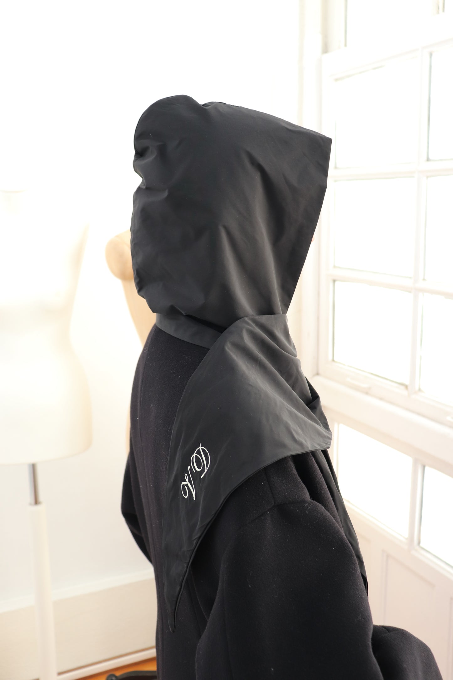 Waterproof oversized hood