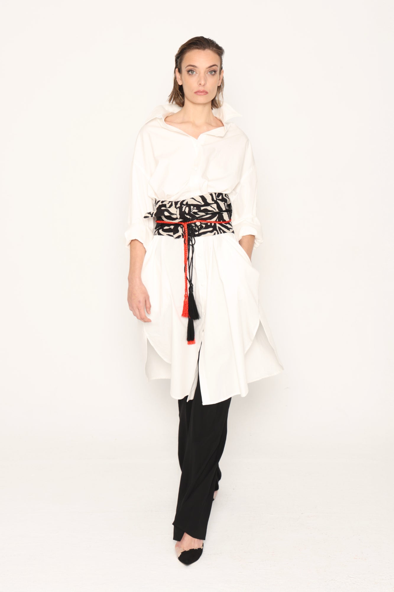 Vestido-camisa personalizable Germain