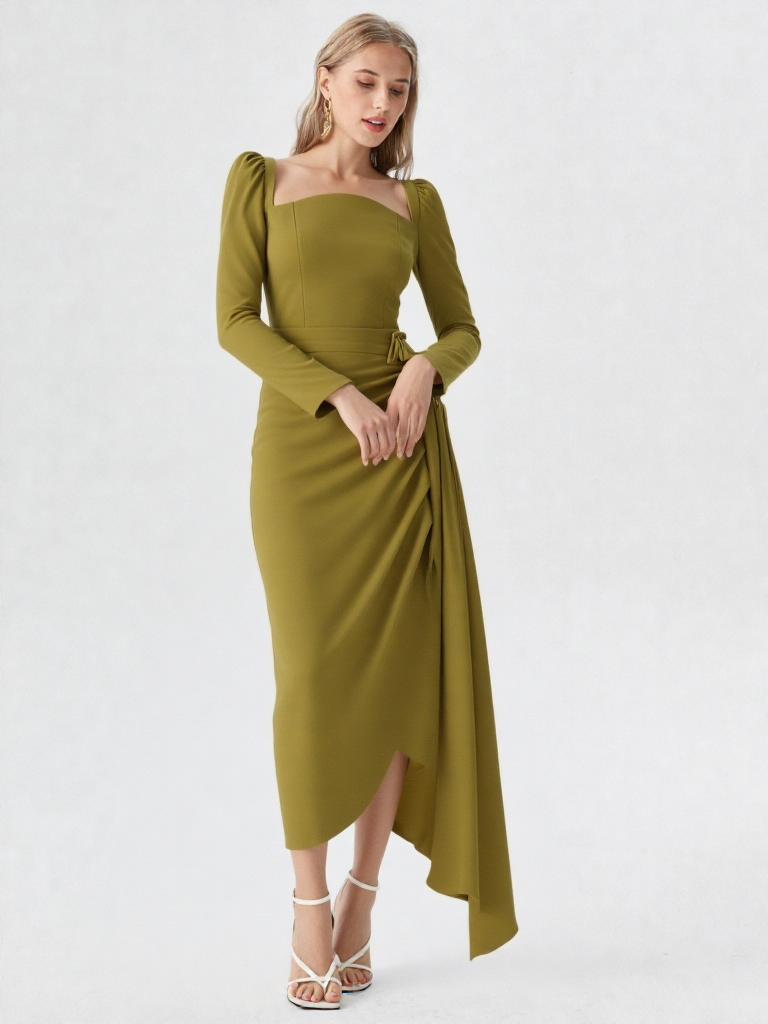 Olive green Marcela top