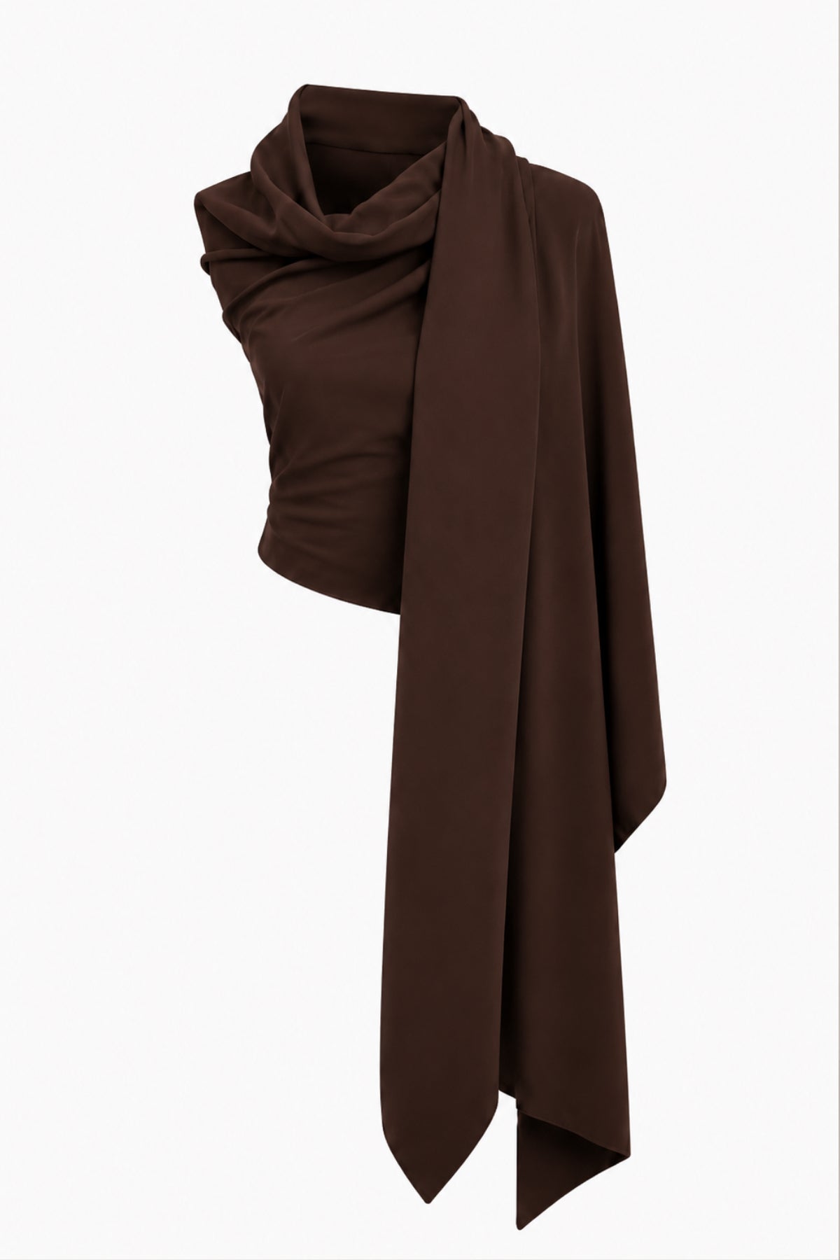 Swan brown shawl