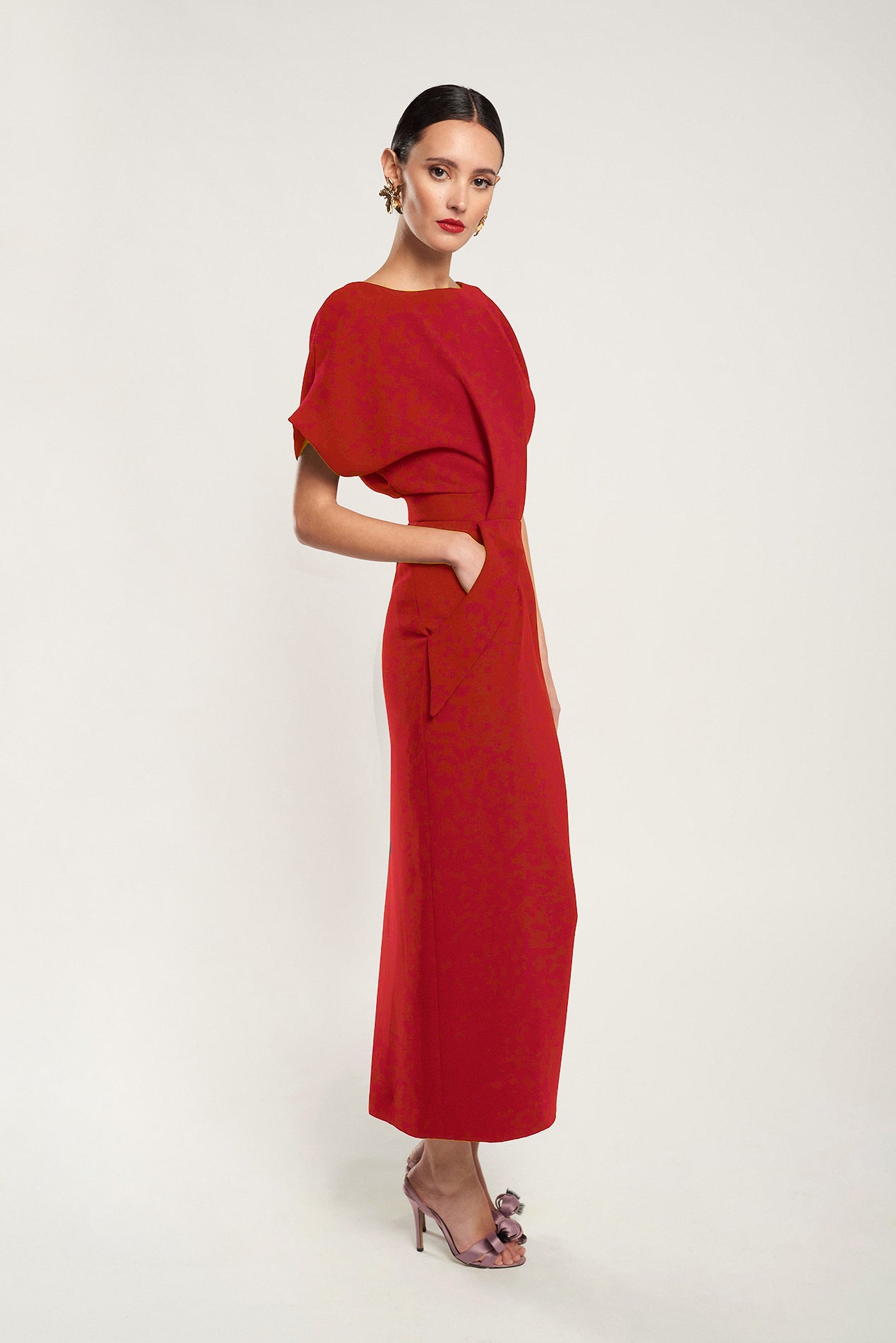 Red Margot dress