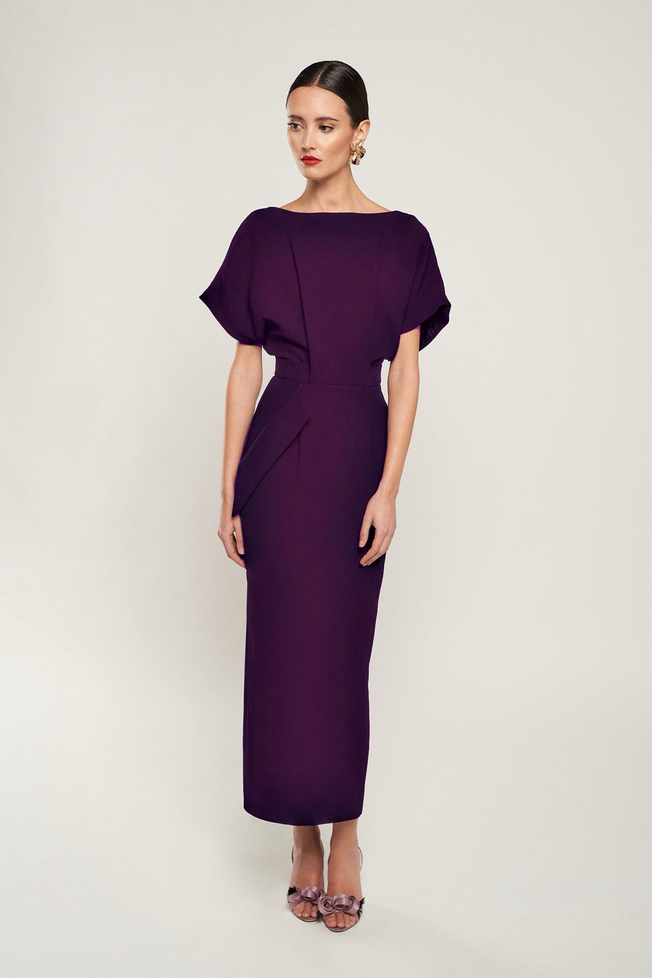 Vestido Margot burdeos