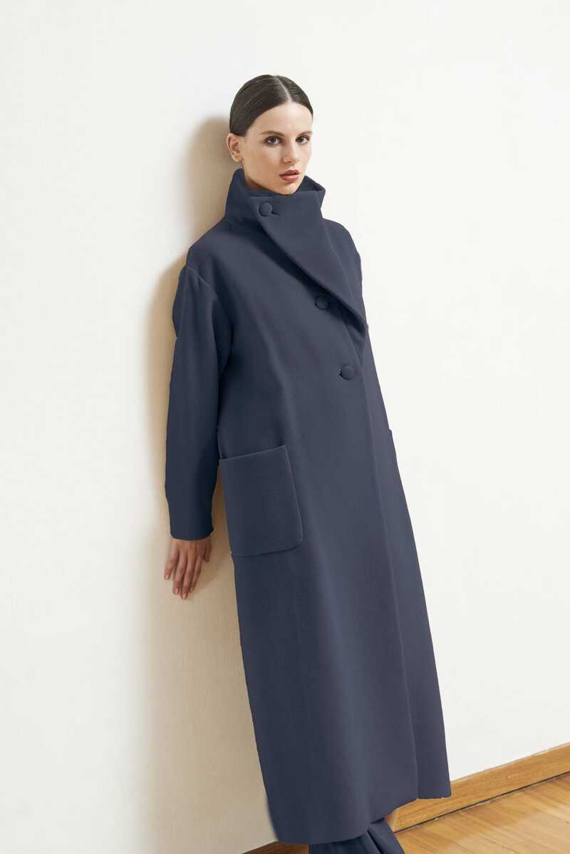 Charlotte Navy Coat