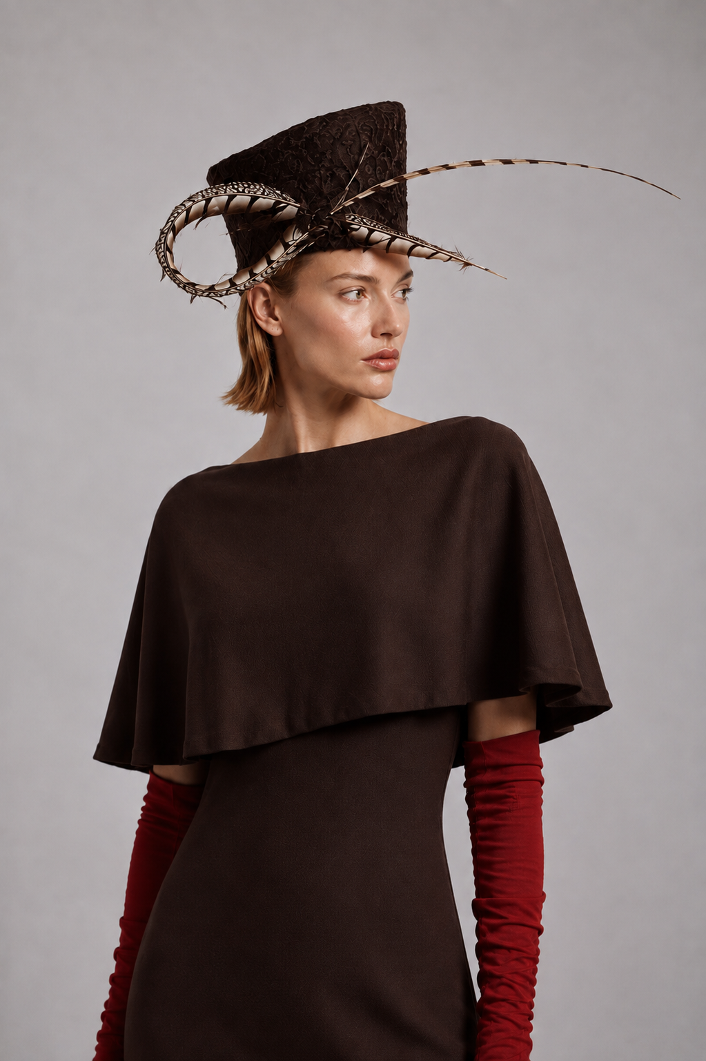 Chocolate brown Kibo dress
