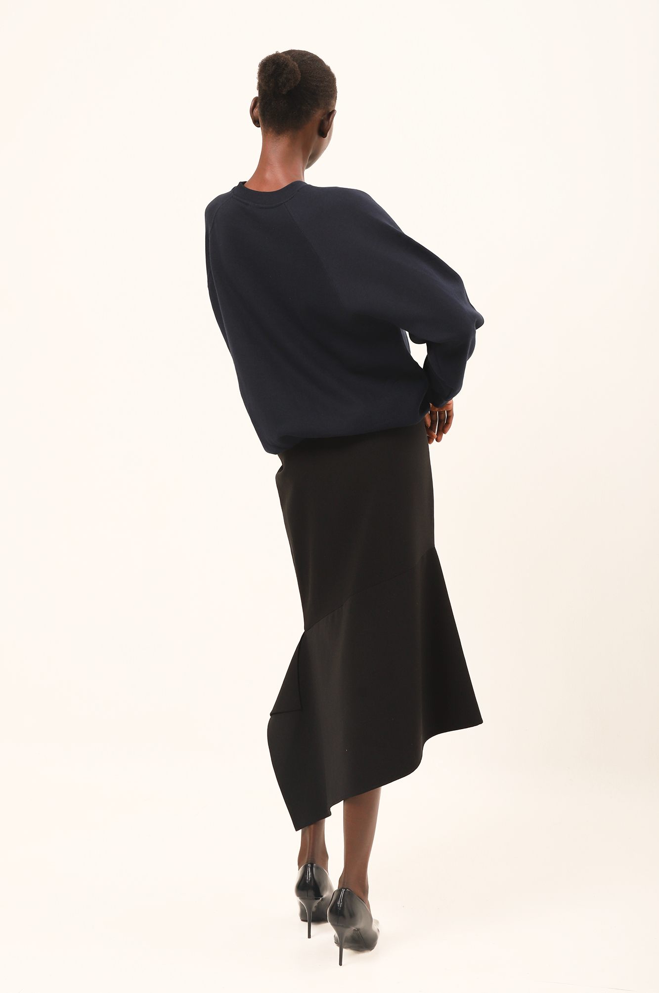 Sudadera oversize Gigi marino