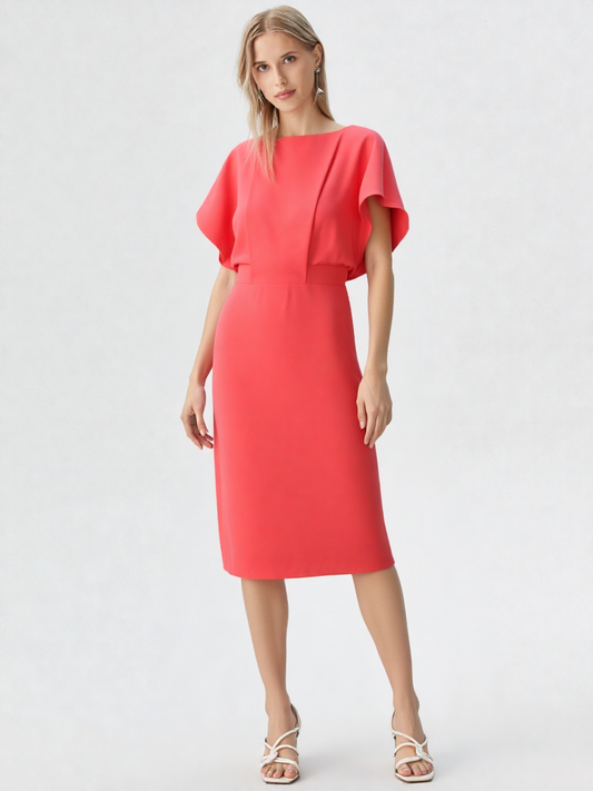 Ana short coral dress
