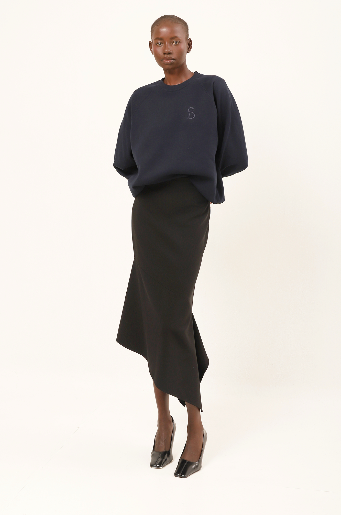 Sudadera oversize Gigi marino