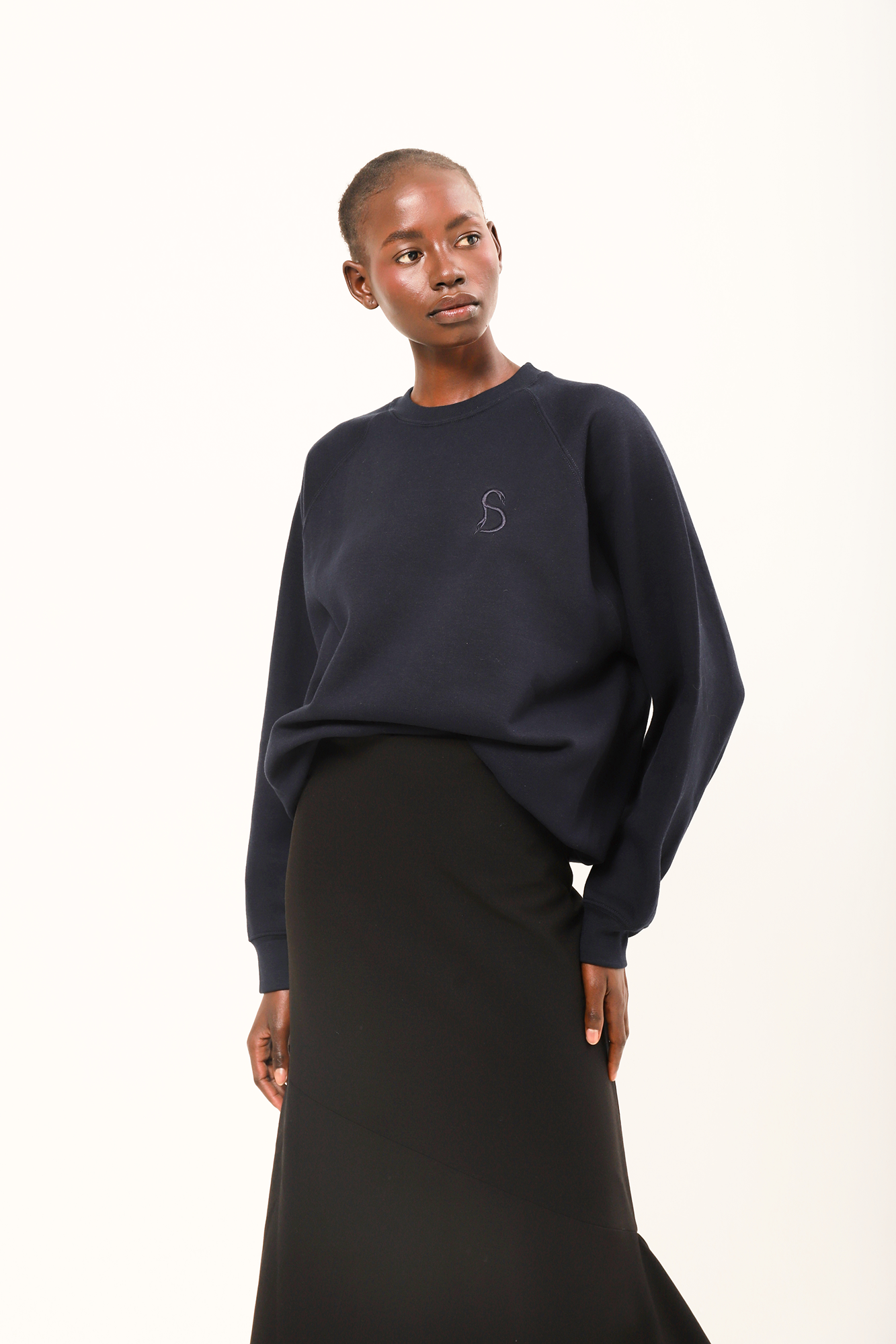 Sudadera oversize Gigi marino