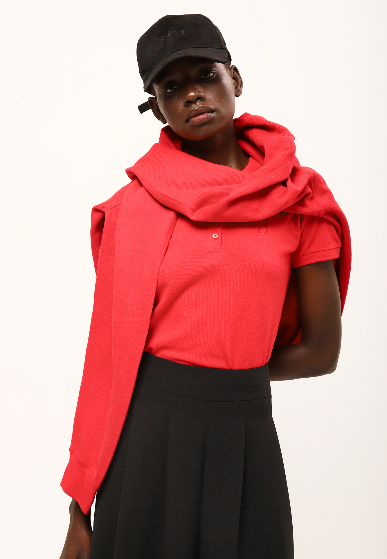 Sudadera oversize Gigi roja