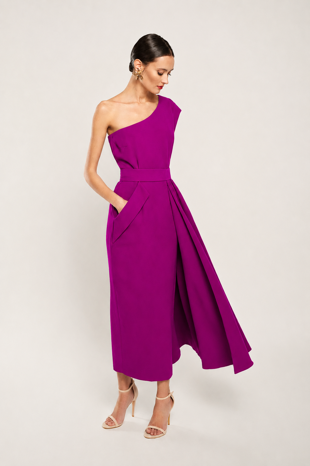 Vestido Nasau buganvilla