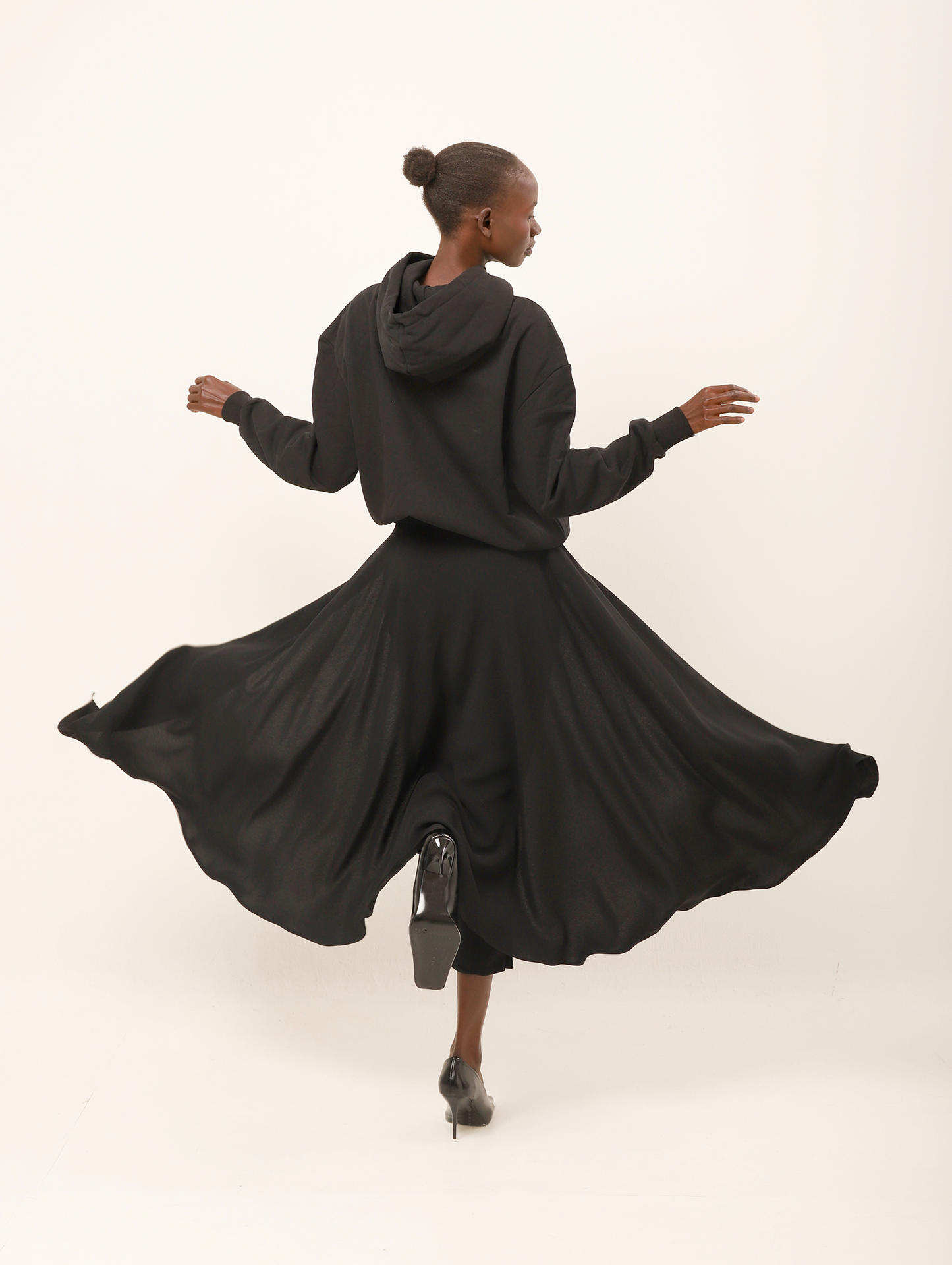 Falda-pantalón Kate negro