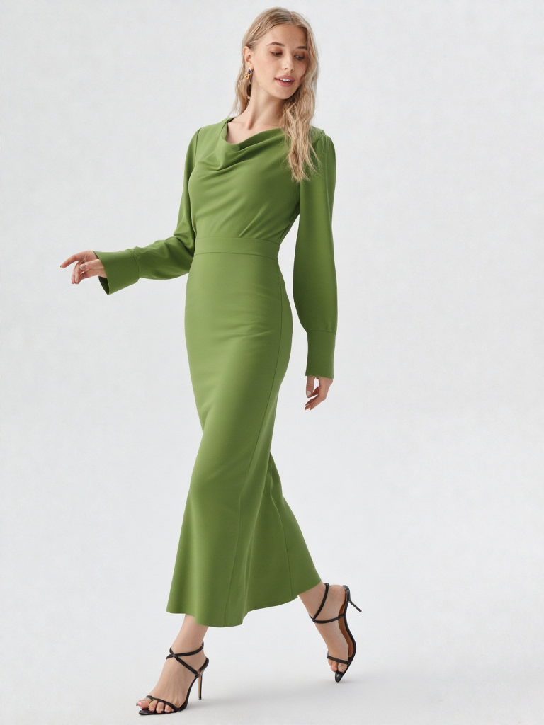 Conjunto falda y top verde Oliva