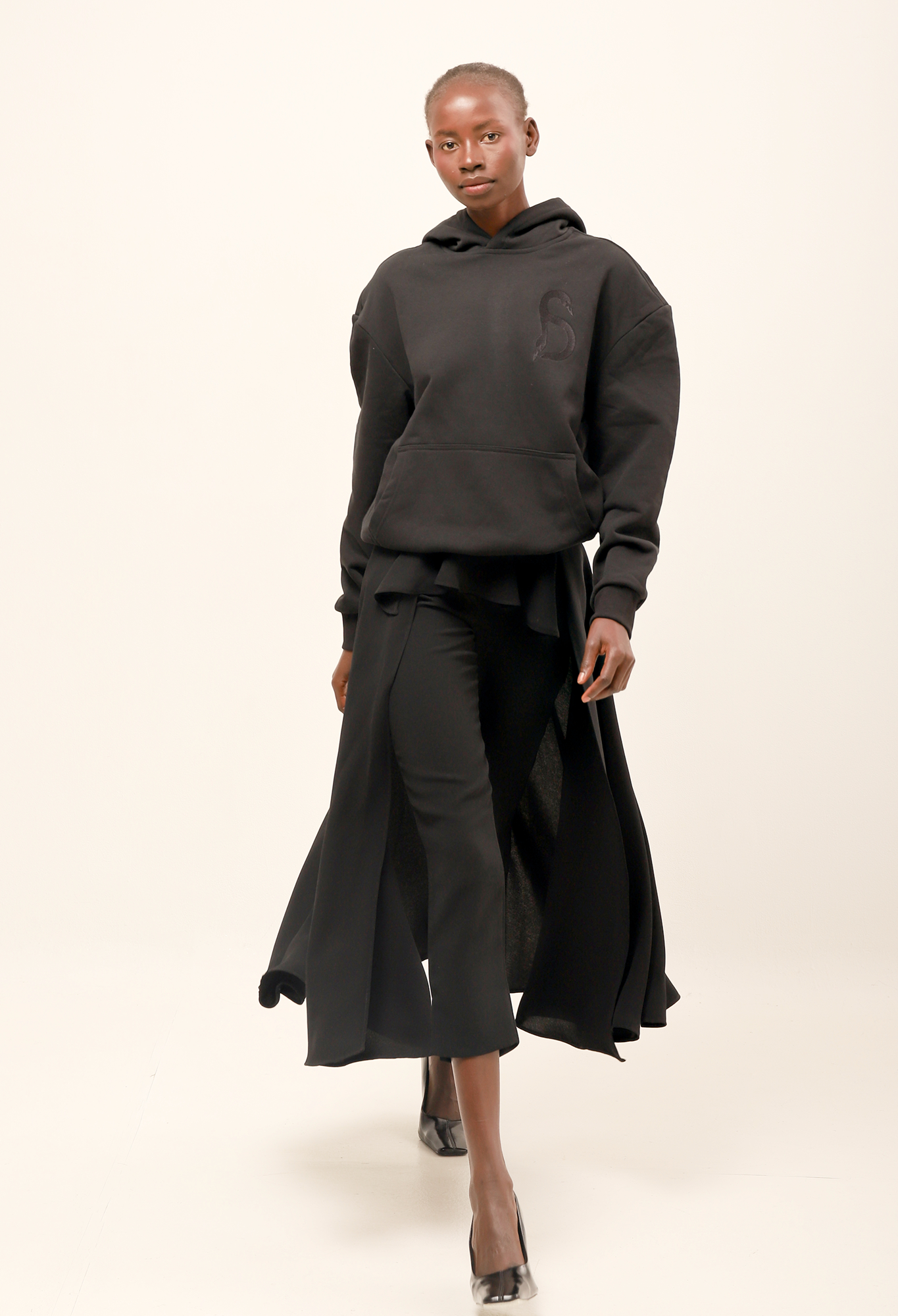 Falda-pantalón Kate negro