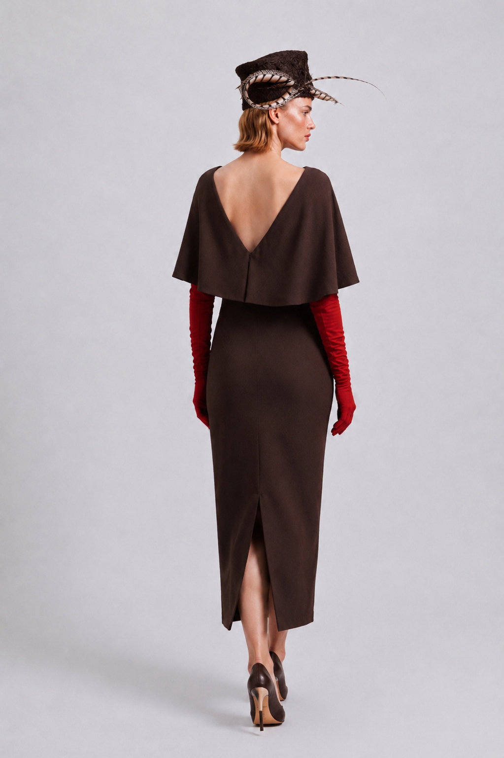 Chocolate brown Kibo dress