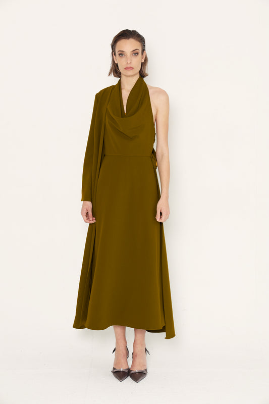 Vestido Buria marrón