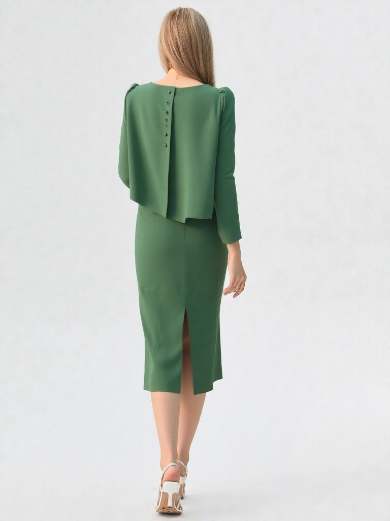 Conjunto Zia verde musgo