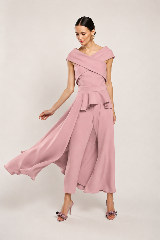 Conjunto de dos piezas Kate rosa palo 42