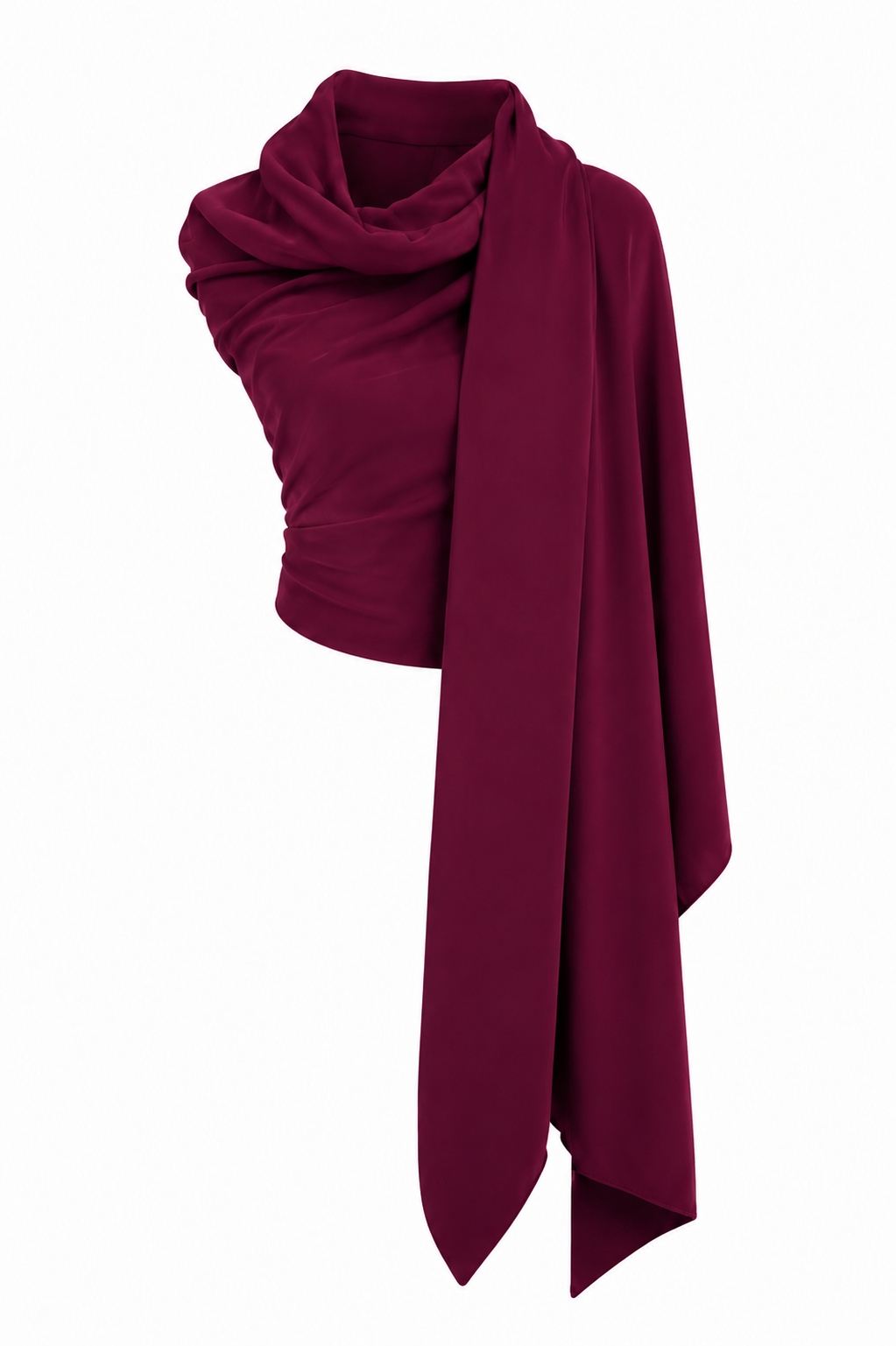 Burgundy Shawl