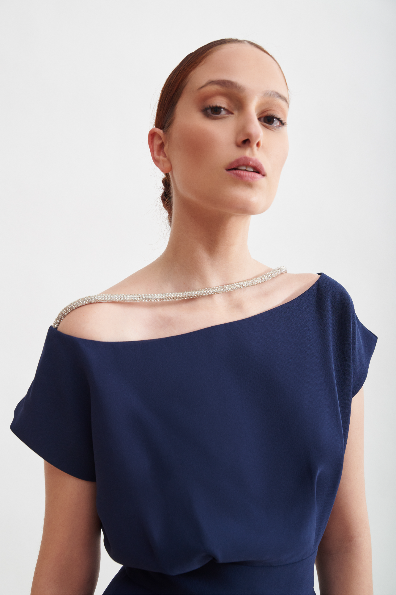 Luna Diamante Navy Dress