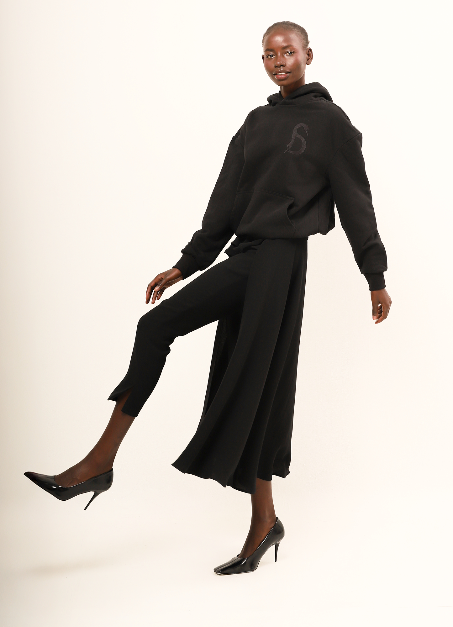 Falda-pantalón Kate negro