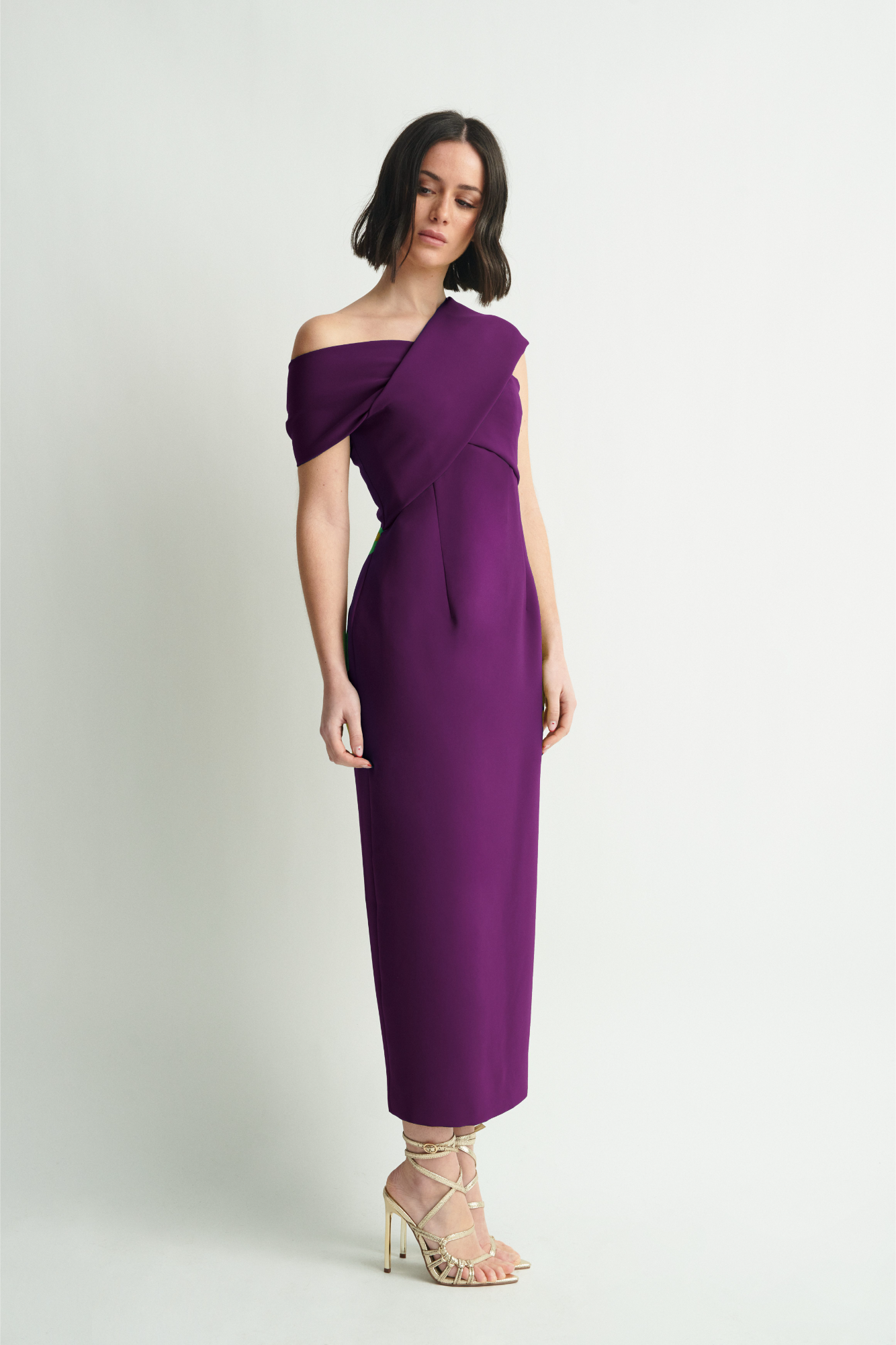 Vestido Acróbata burdeos