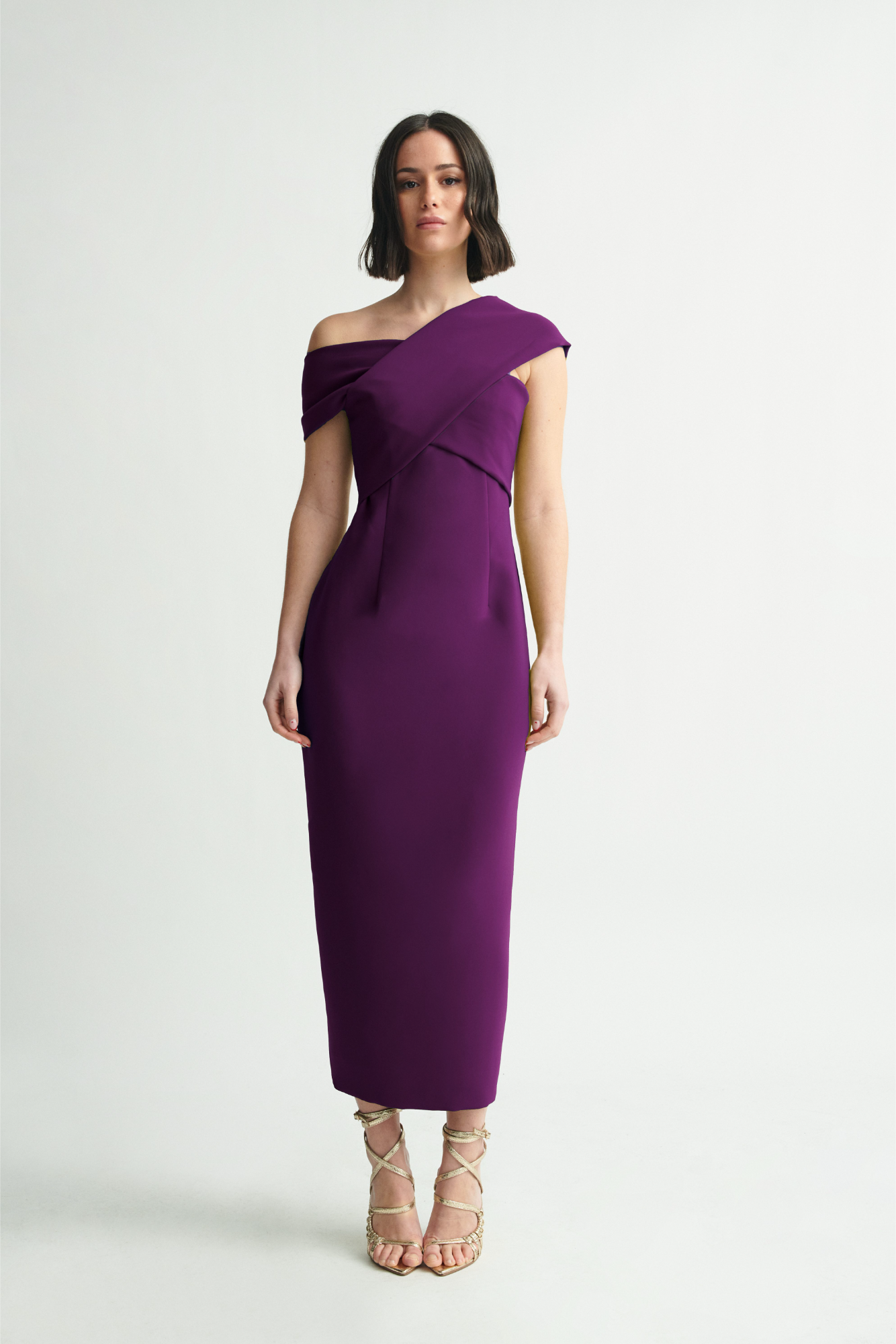 Vestido Acróbata burdeos