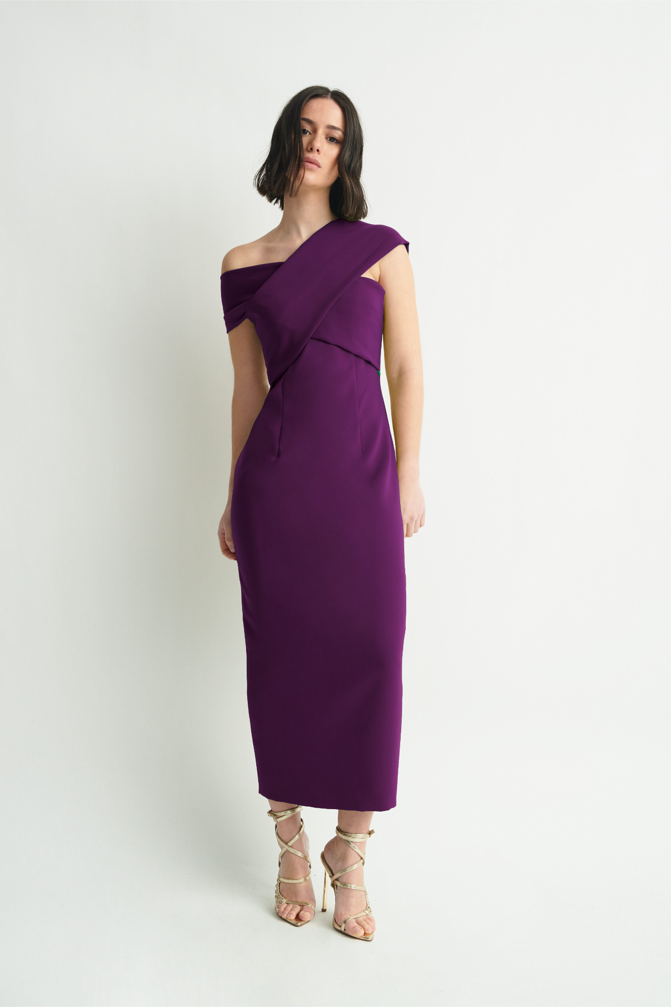 Vestido Acróbata burdeos