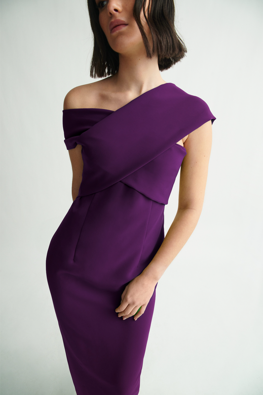 Vestido Acróbata burdeos