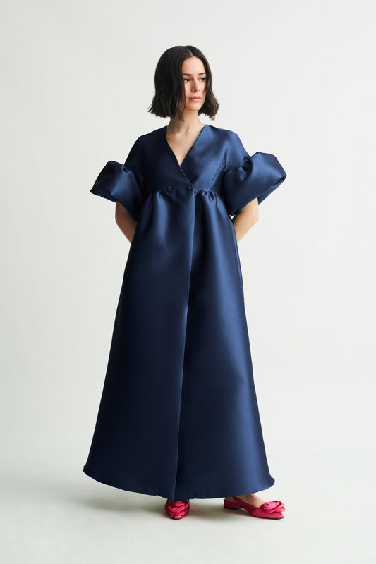 Abrigo-vestido Maruja marino - Boüret