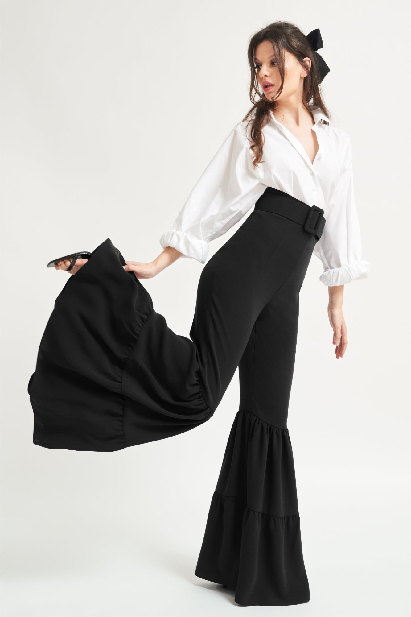 Pantalón bolero negro