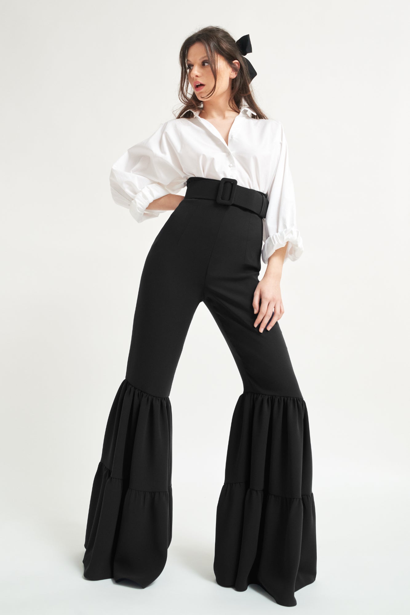 Pantalón bolero negro