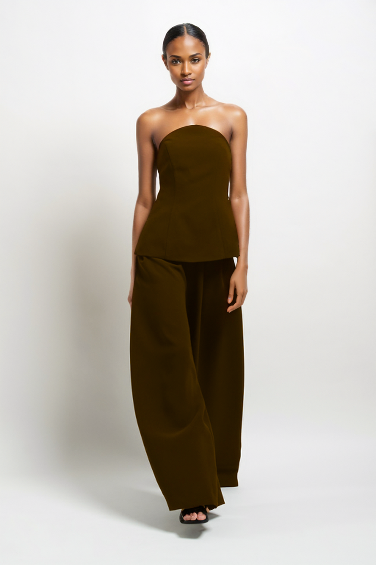 Total Look Capote Mocha Mousse