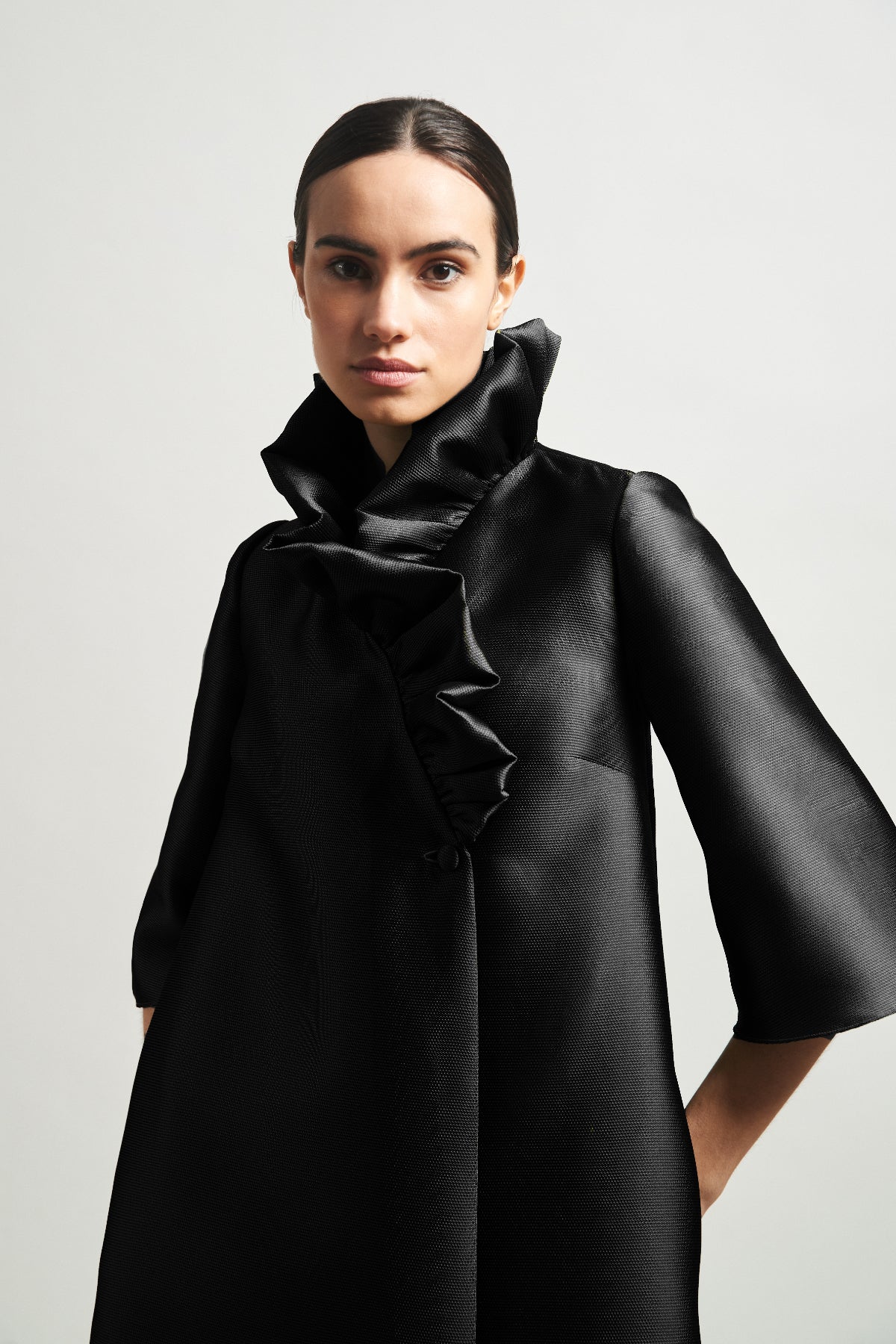 Abrigo-vestido Dive negro