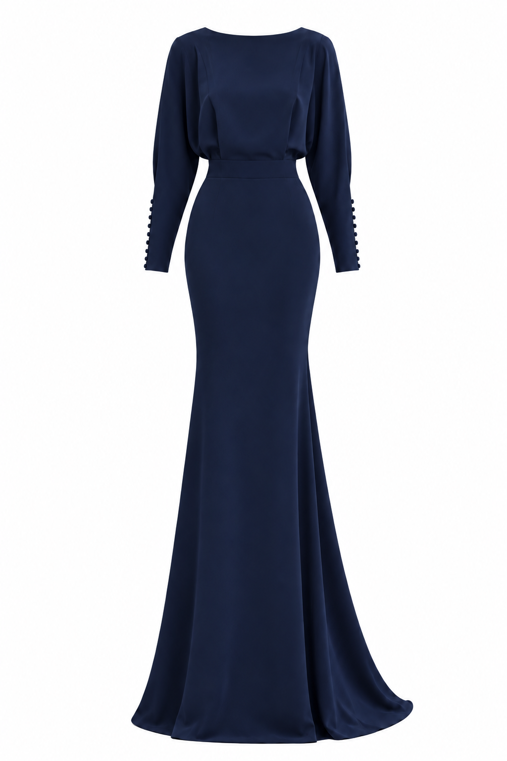 Vestido Heloisa azul marino