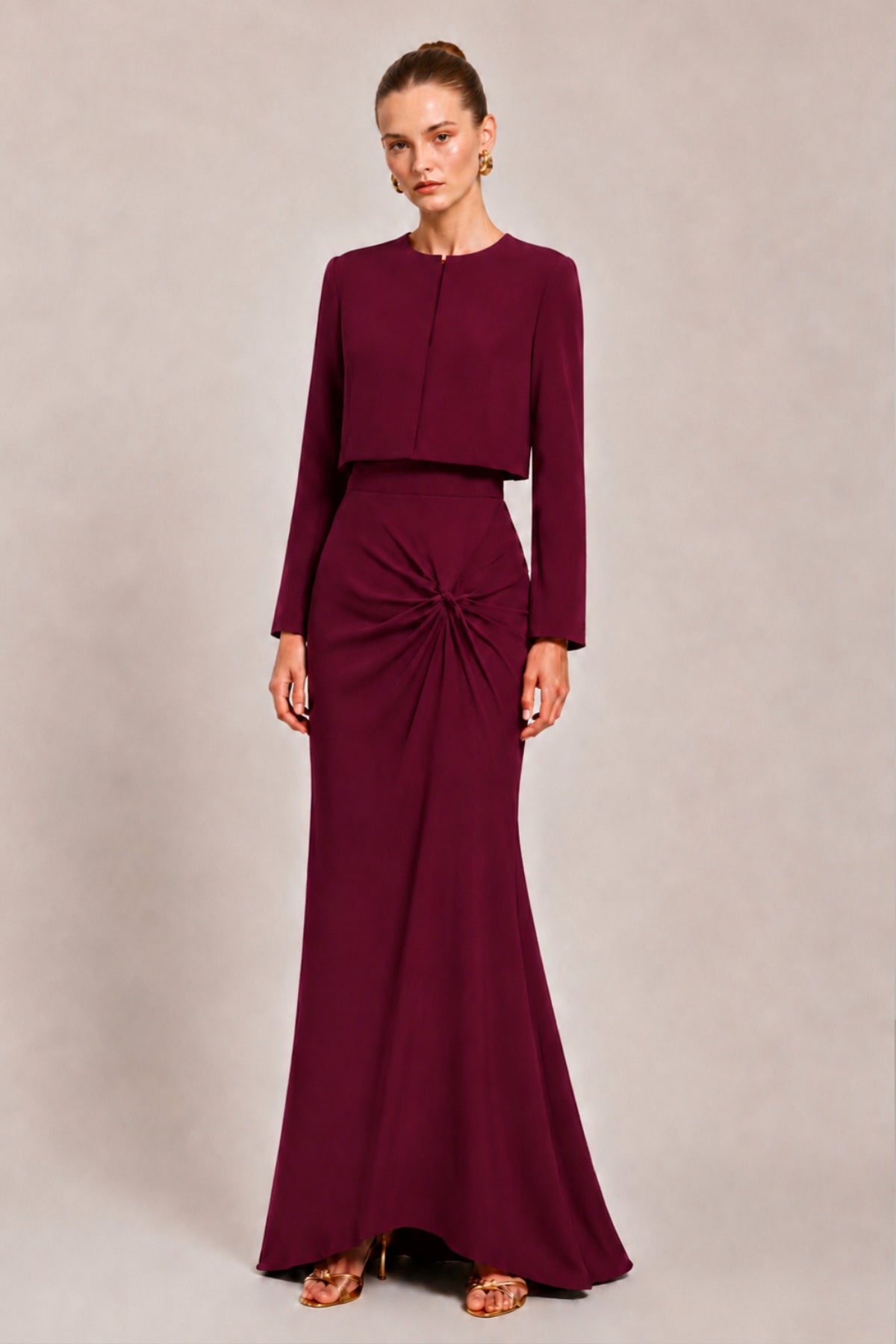 Amane Burgundy Set