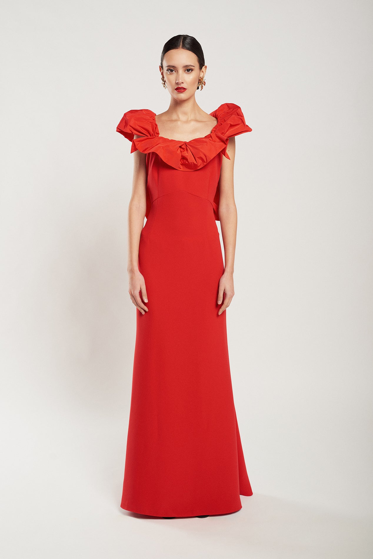 Vestido Marella largo rojo