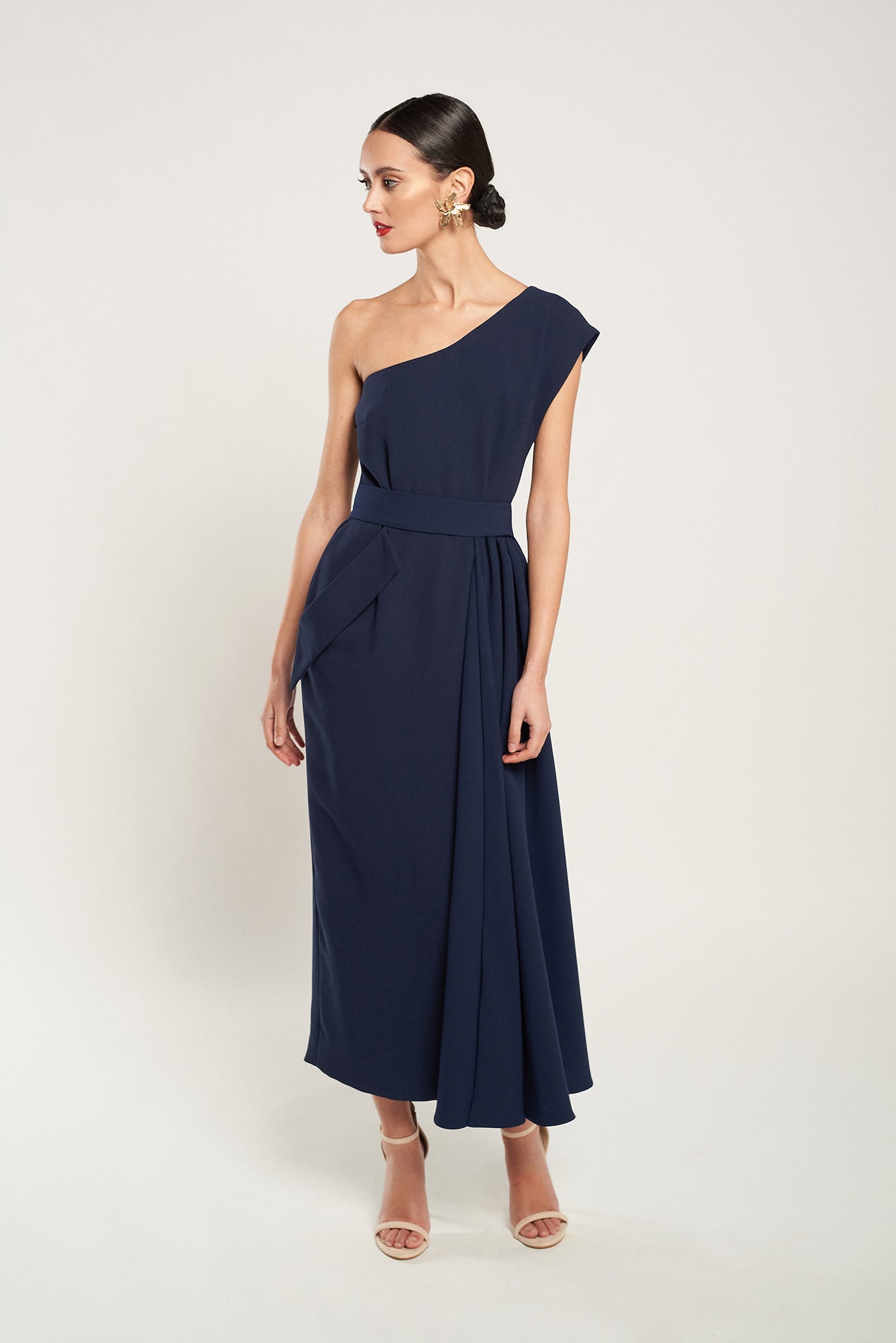 Vestido Nasau azul marino