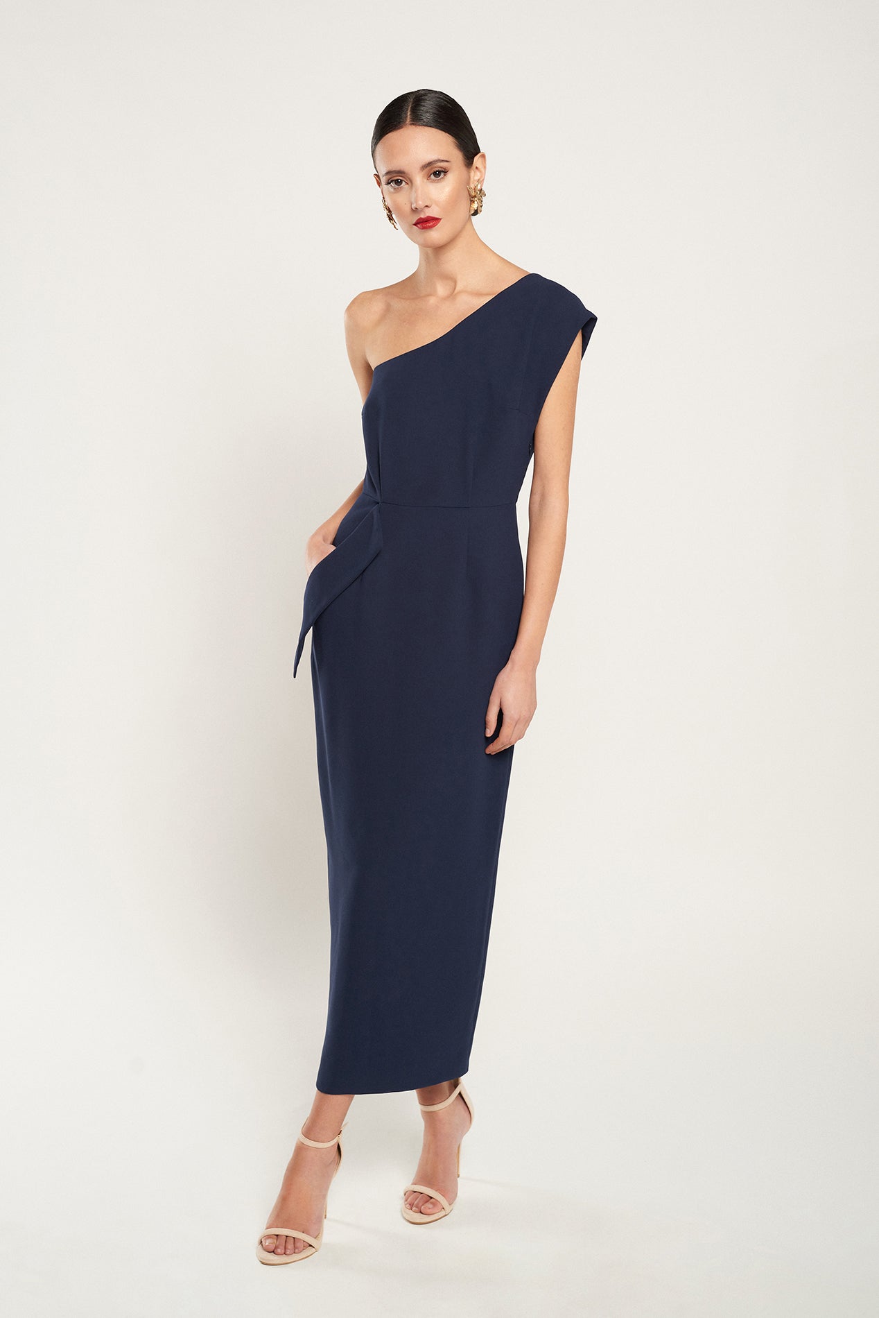 Vestido Nasau azul marino