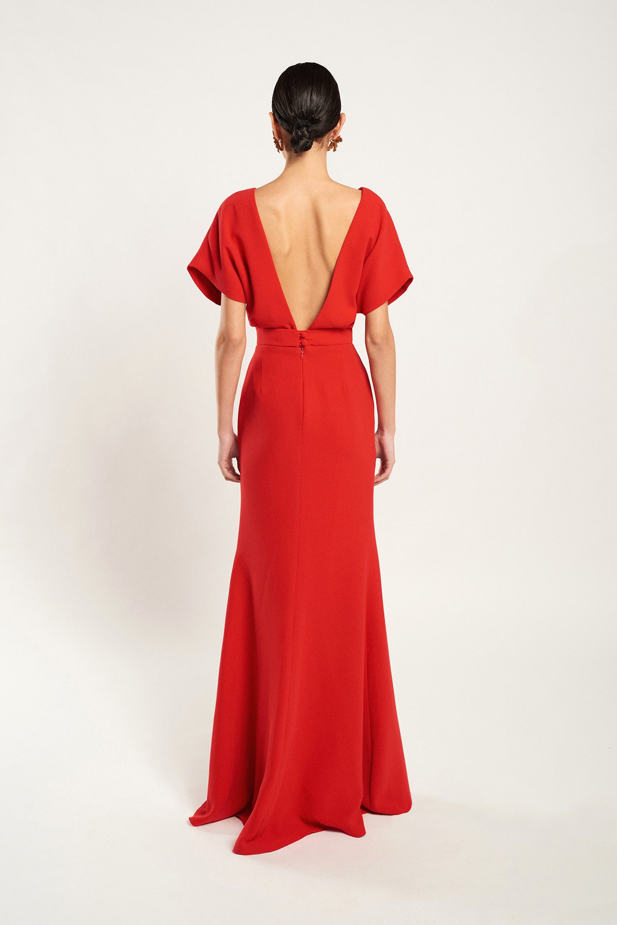 Vestido Ana largo rojo