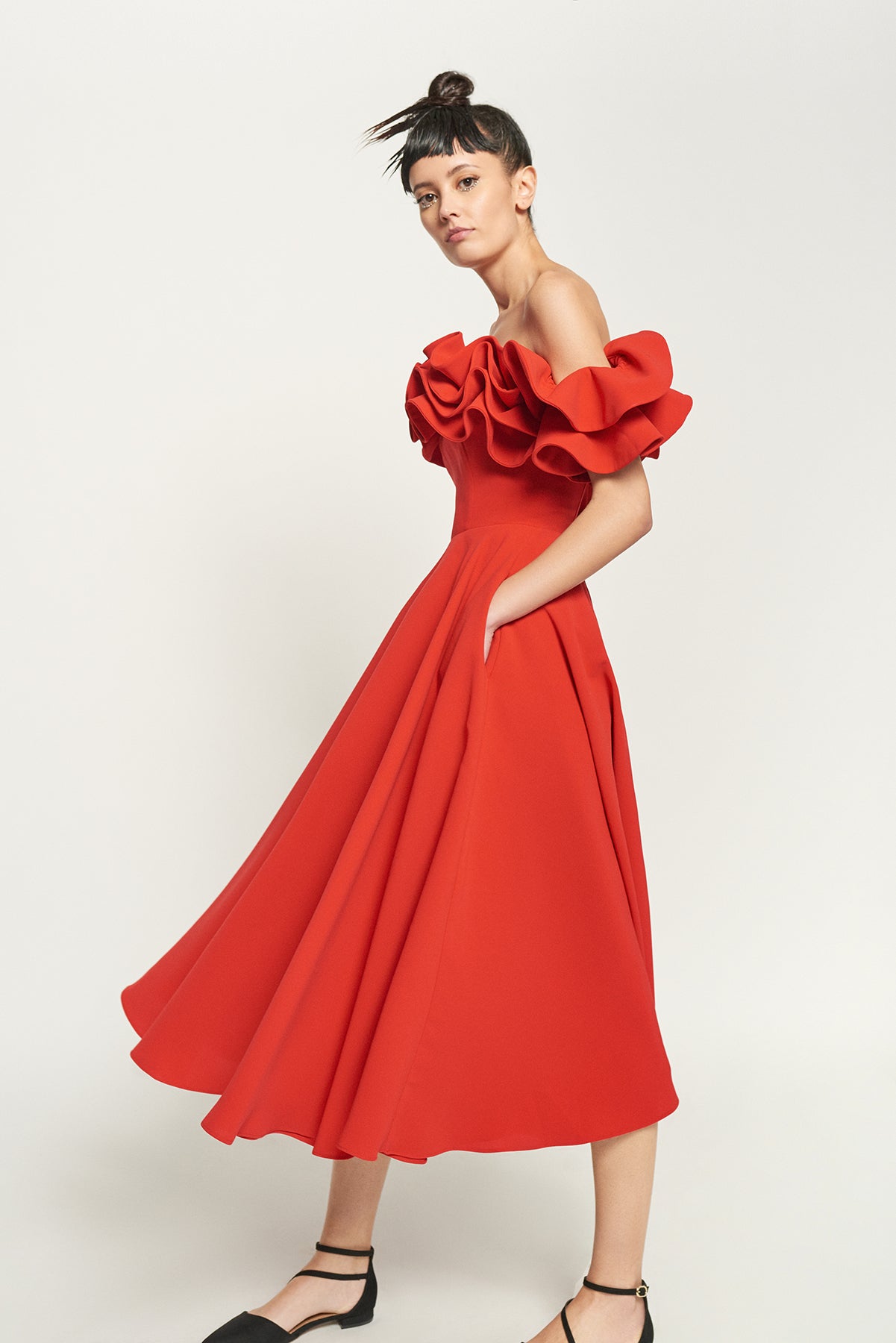 Vestido Olga rojo