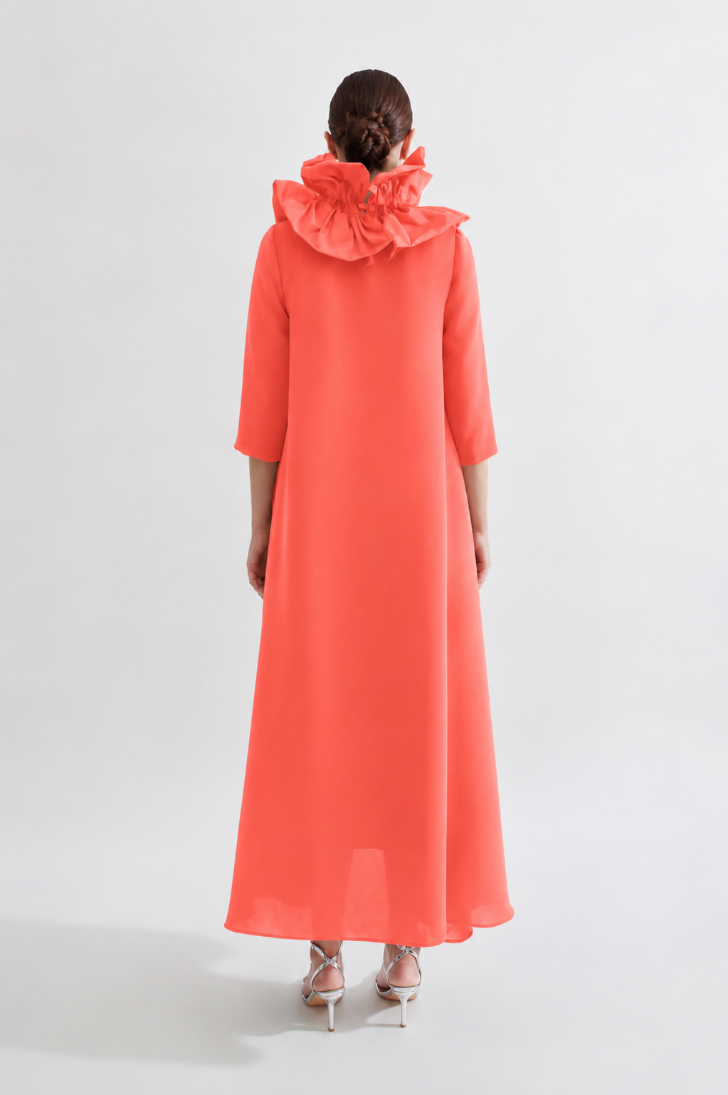 Vestido Thea coral