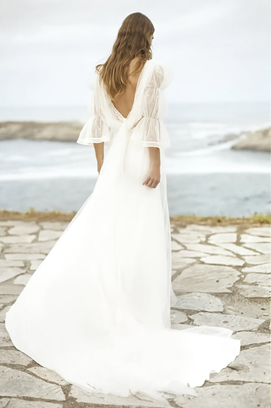 Doble vestido de novia Eira